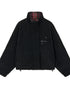 Blackberry Plaid Sherpa-Lined Winter Jacket Coats