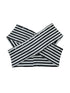 WSW WUSHENWU One Shoulder Grid Bandage Stripe Top