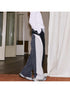 DIDDI MODA Retro Sporty Split Panel Nylon Pants