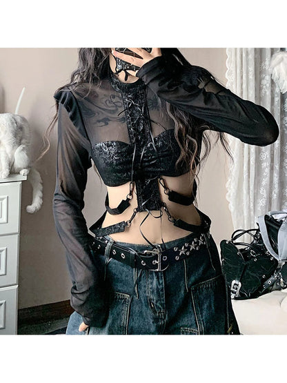 Bone Mist Coffee Autumn Streetwear Top