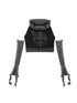 WSW WUSHENWU Detachable Mesh Sleeve Scoop Neck Slim Fit Dark Color Block Vest Tee