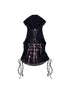 WSW WUSHENWU Sweet Rebel Lazy Hoodie Vest