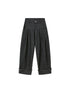 DIDDI MODA Retro Striped Corduroy Pants Relaxed Straight Leg