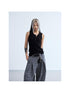 Peoplesense Modal Acetate Slim Sleeveless Vest Solid Breathable Basic Fit