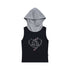 atrandom Sweet Cool Sleeveless Hooded Vest 24Ss Print T-Shirt