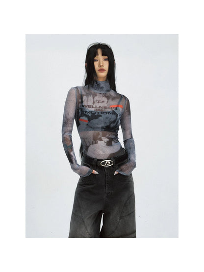 Lightweight Elastic Silk Feel Long Sleeve Sun Protection T Shirt For Women
