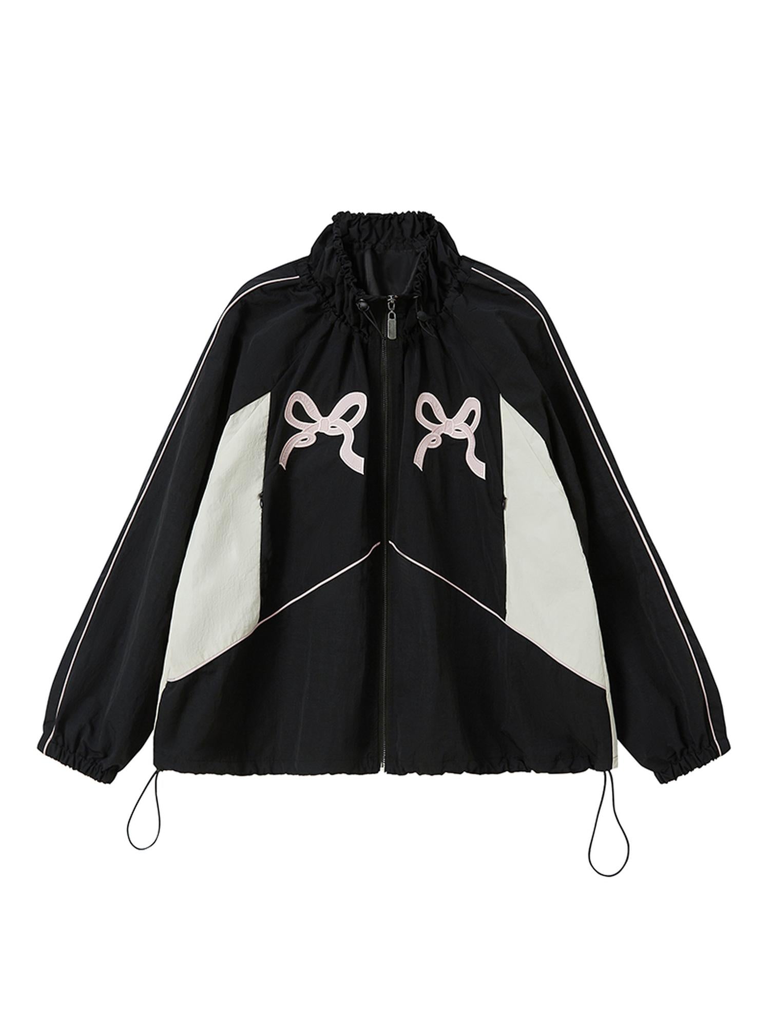 DIDDI MODA Butterfly Patchwork Colorblock Sporty Sunproof Set