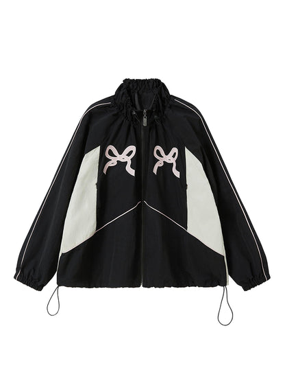 DIDDI MODA Butterfly Patchwork Colorblock Sporty Sunproof Set