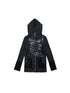 Punk Print Hooded Sweatshirt Spring Women Long Sleeve Top
