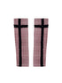 WSW WUSHENWU Y2K Pink Black Checkered Lace Sunproof Detachable Sleeves