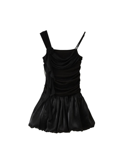 DIDDI MODA Floral Rose Strapless A Line Mini Dress