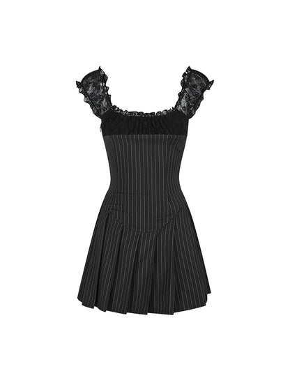STRIKE A POSE Sexy Striped Short Sleeve Summer Dress For Women Dresses