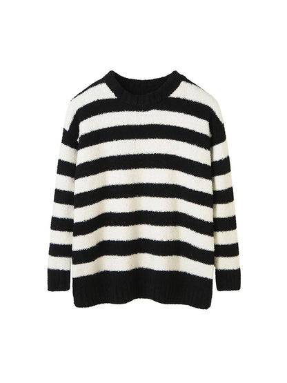 DIDDI MODA Cozy Loop Knit Stripe Sweater