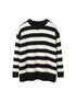 DIDDI MODA Cozy Loop Knit Stripe Sweater