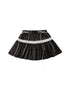 MOMSYCAN FOX LINE Vintage Linen Cotton Burnout A Line Skirt With Lace Trim Drawstring Waist