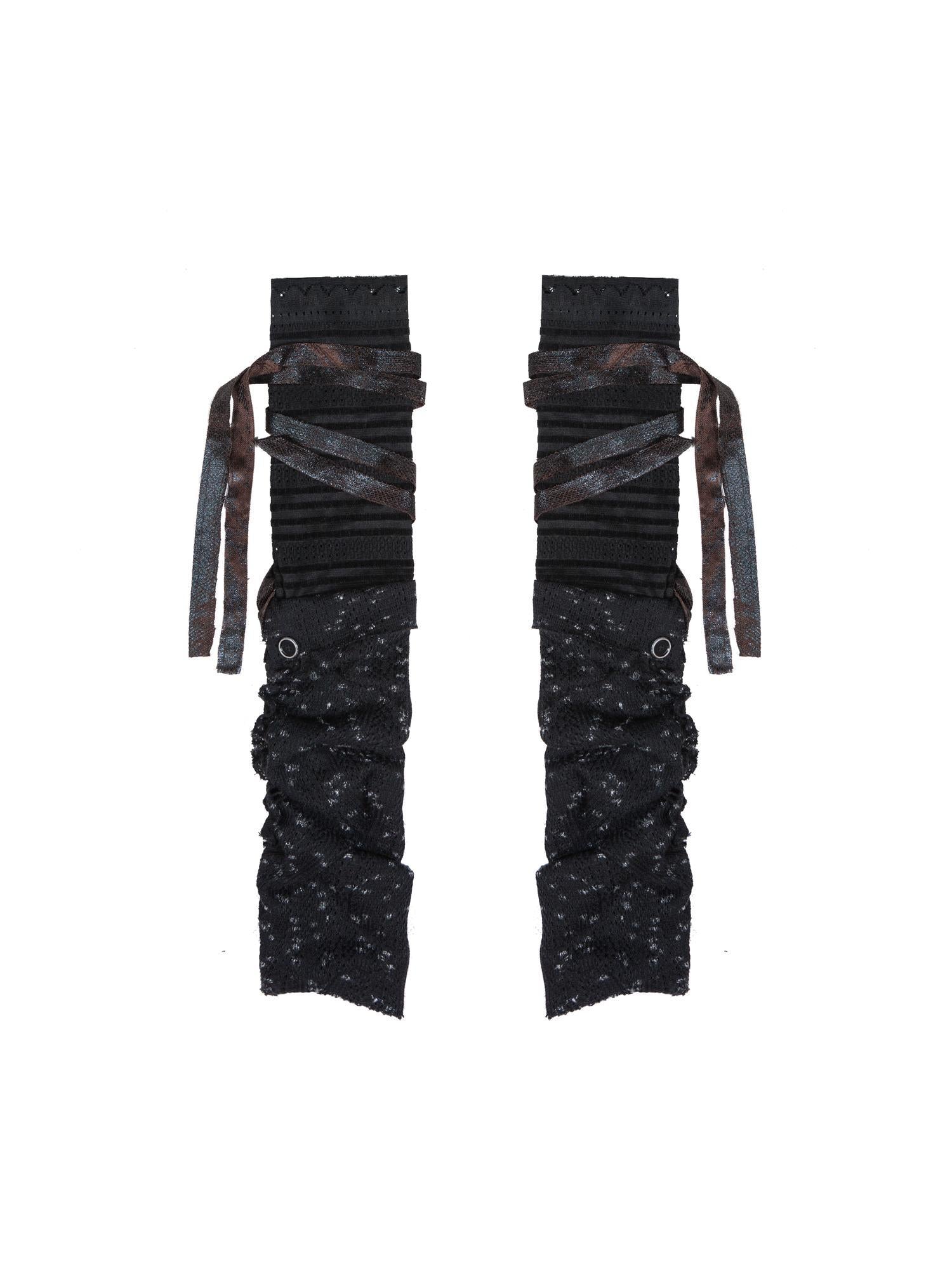 ARIADNAw Punk Rock Millennium Recyclable Wool Spliced Socks