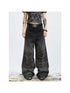 Peoplesense Vintage Washed Loose Straight Gradient Jeans