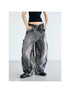Peoplesense Deconstructed Raw Edge Washed Scimitar Jeans