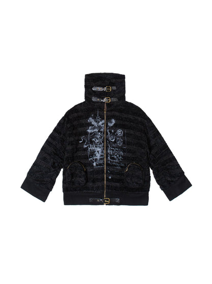 ARIADNAw Ariadna S Punk Revival Oversized Street Sweatshirt