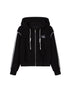DIDDI MODA Retro Colorblock Embroidered Hoodie Skirt Set