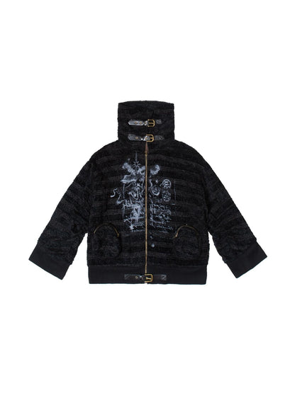 Ariadna S Punk Revival Oversized Street Sweatshirt