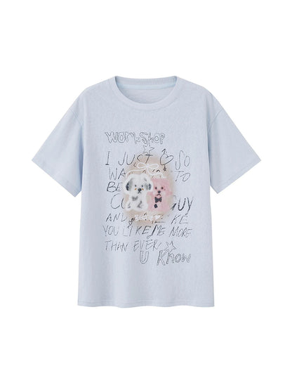 Vintage Cartoon Puppy Tee