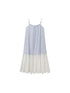 DIDDI MODA Romantic Lace Trim Floral Embroidery A Line Summer Dress