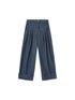 DIDDI MODA Retro Striped Corduroy Pants Relaxed Straight Leg