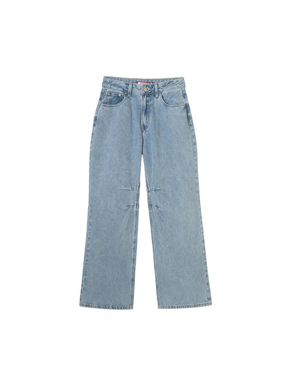 SweetChilling Women S High Waist Loose Straight Leg Jeans