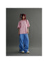 Peoplesense Retro Striped Wide Leg Quick Dry Parachute Pants