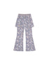Achihara Blueberry Ice Camo Palazzo Pants For  Flare Pants