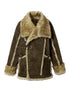 Vintage Punk Faux Fur Coat Women Oversized Eco Jacket Outerwear