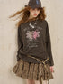 Playful Bear Striped Knit Tee