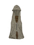 Multi-Way Striped Hooded Layered Zip Vest T-Shirt