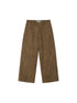 DIDDI MODA Retro Leopard Flare Pants With Split Detail