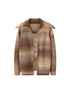 DIDDI MODA Gradient Knit Cardigan With Leather Ties