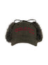Vintage Wool Baseball Cap Winter Warm Christmas Hat For Women