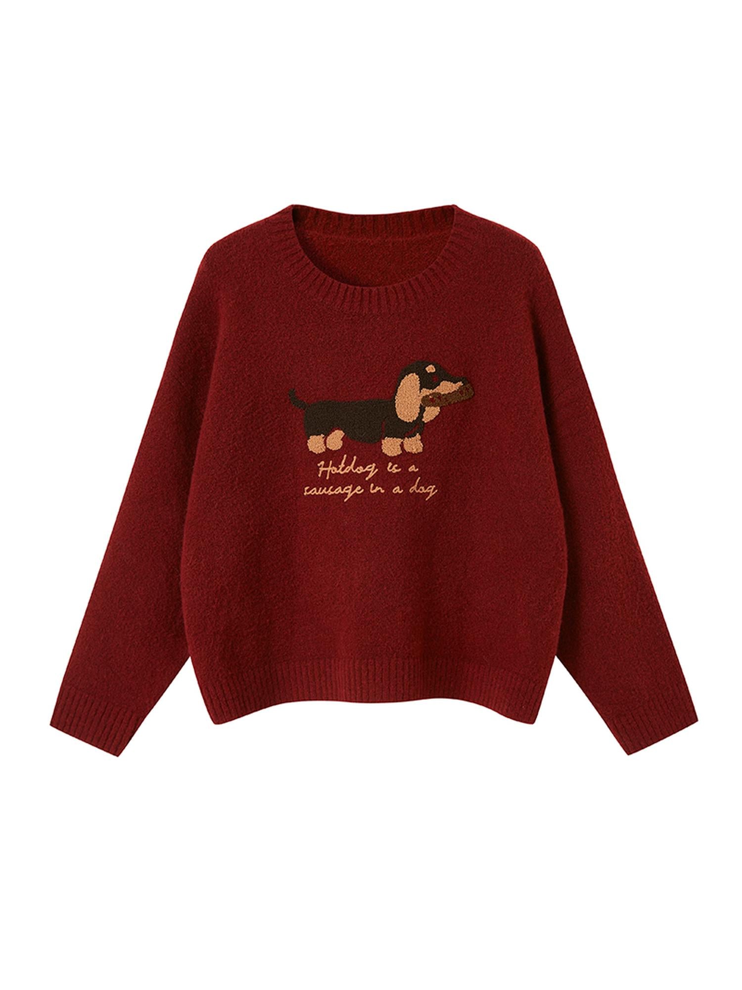 DIDDI MODA Cozydachshund Knit Sweater