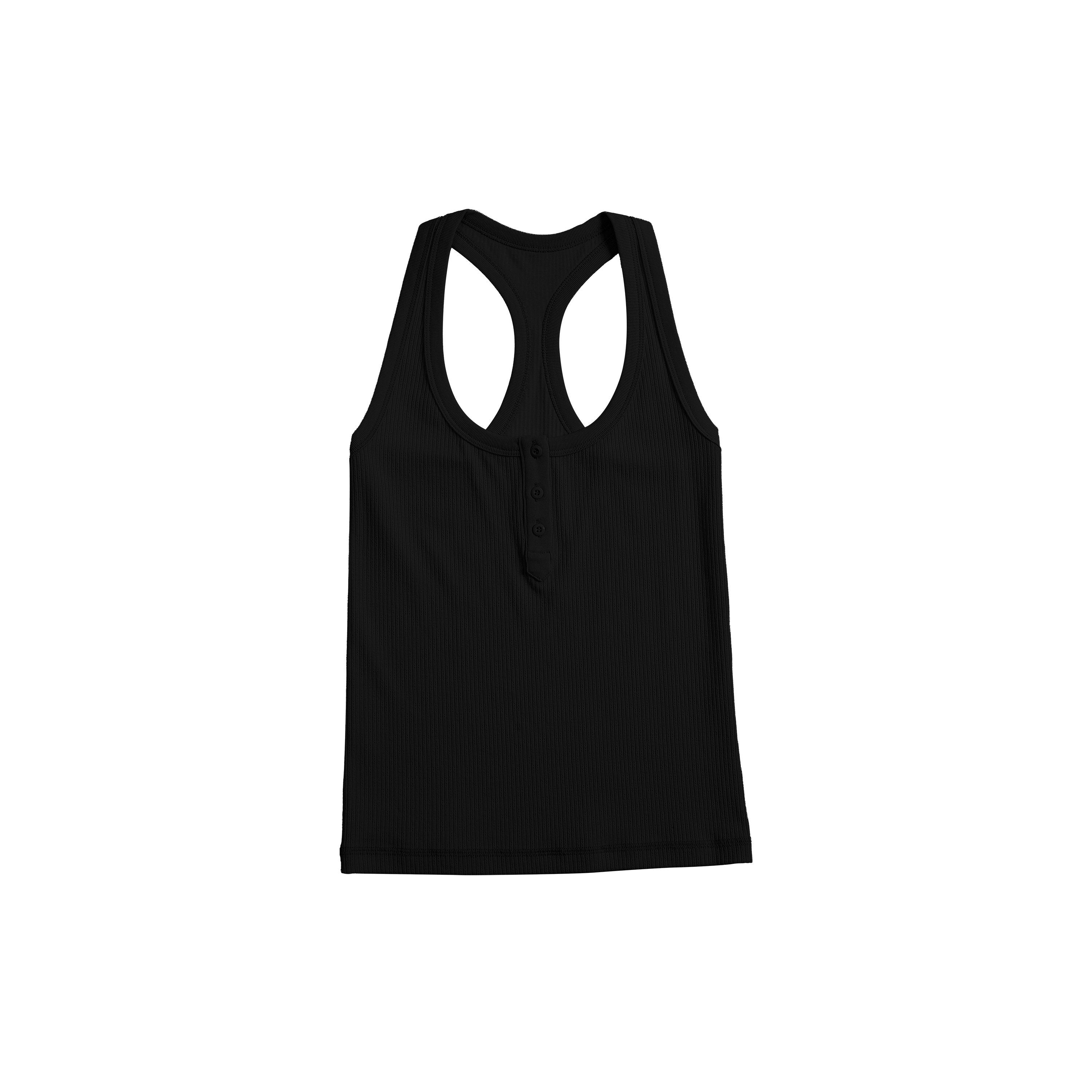 Northbutsouth_Ribbed_Slim_Fit_Multi_Button_Racerback_Women&