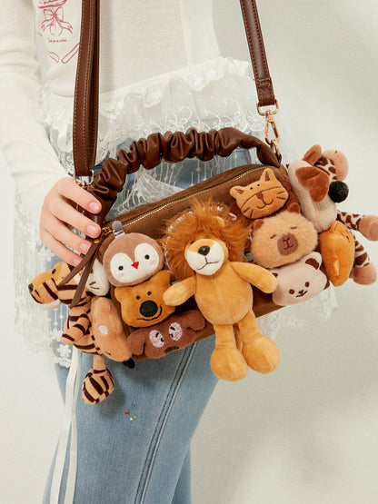 Biling Jewelry Bureau Cute Plush Doll High-end Light Luxury Handbag Niche Women&