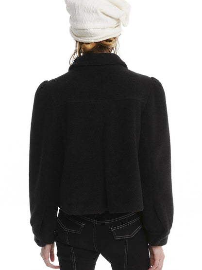 nit alcove Vestes courtes pour femme en fausse laine d&
