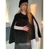 DKZ_OFFICIAL_Black_Bud_Collar_Cape_Double_Breasted_Women&