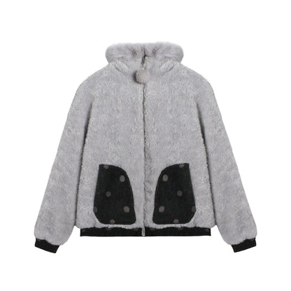 NAPSNAPS_Black_Polka_Dot_Reversible_Patchwork_Hooded_Women&