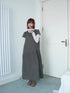 ang_project_Brown_Polka_Dot_Pleated_A_Line_Flutter_Sleeve_Women&