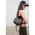 RUN TO THE FUTURE Stitch Detail Casual Twill Double Strap Unisex Dark Green Cross Body Bags