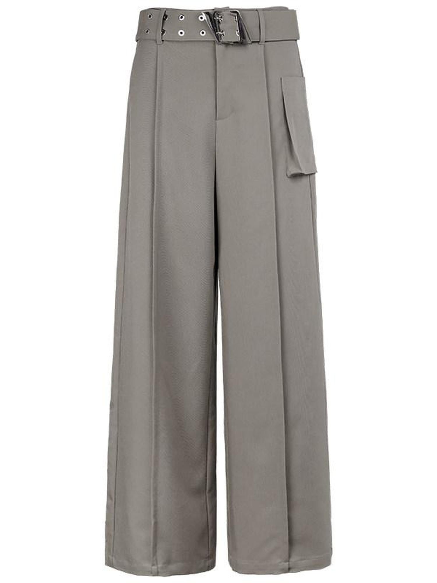 DKZ OFFICIAL Drapey Asymmetrical High Waist Pocket Women&