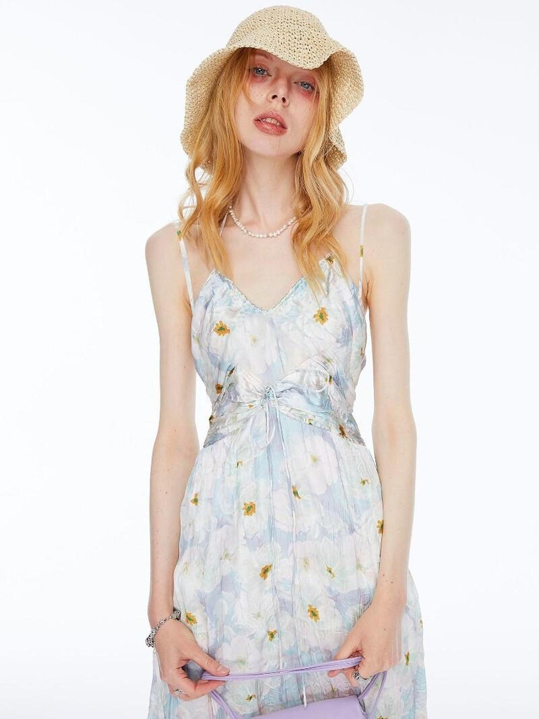 The NeverMore High Waist Printed A Line Street Sleeveless Zipper Women Maxi Dresses