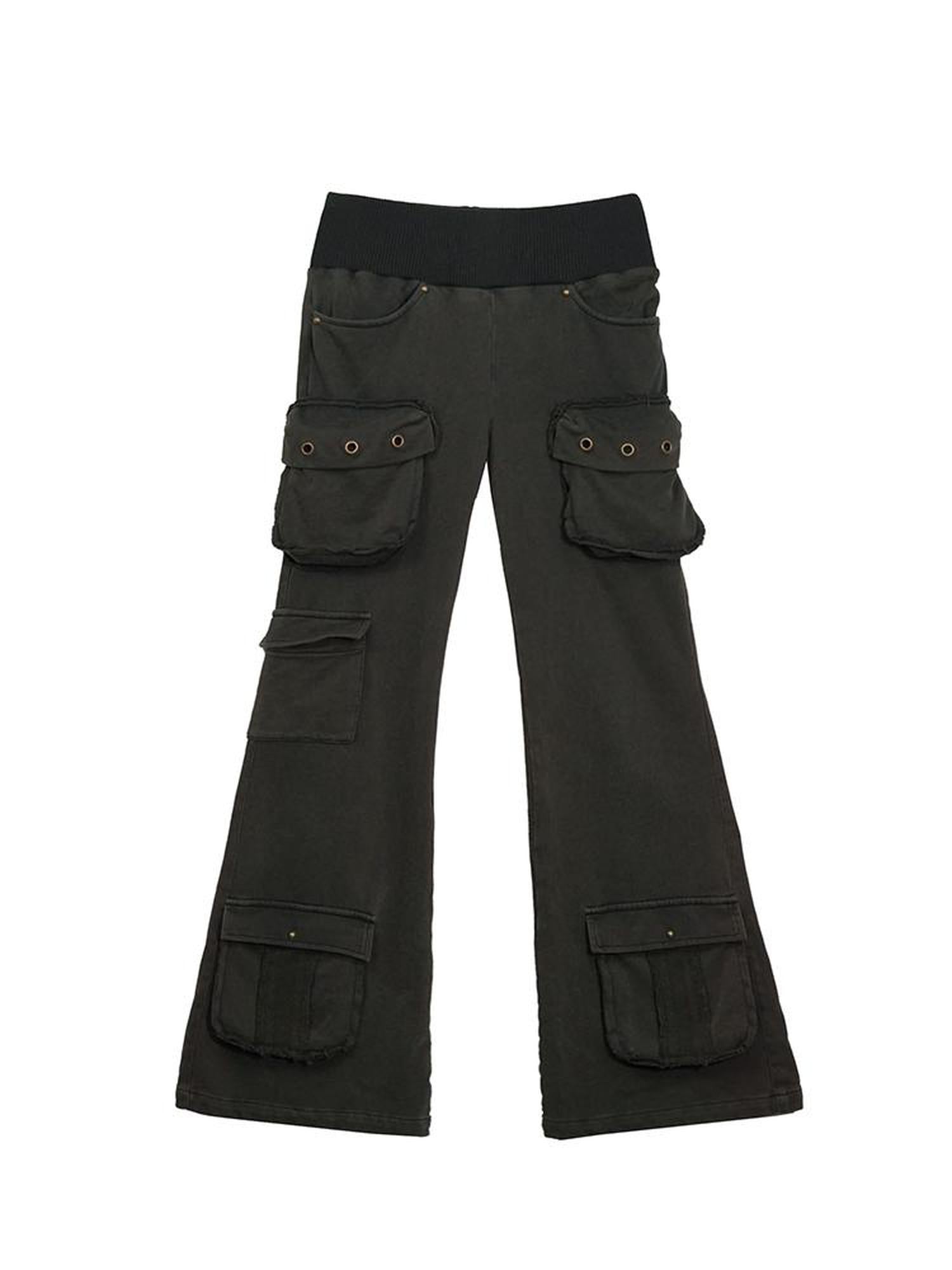 Update c Military Knit Cargo Pants With Wide Waistband