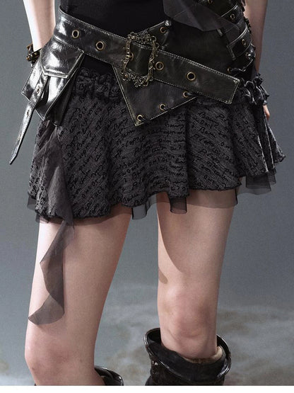 Sea Witch Poetry Corset Belt with Vintage Buckle