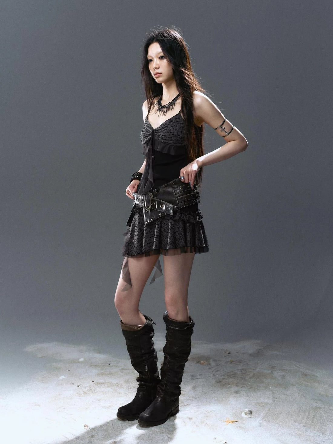 Sea Witch Poetry Corset Belt with Vintage Buckle